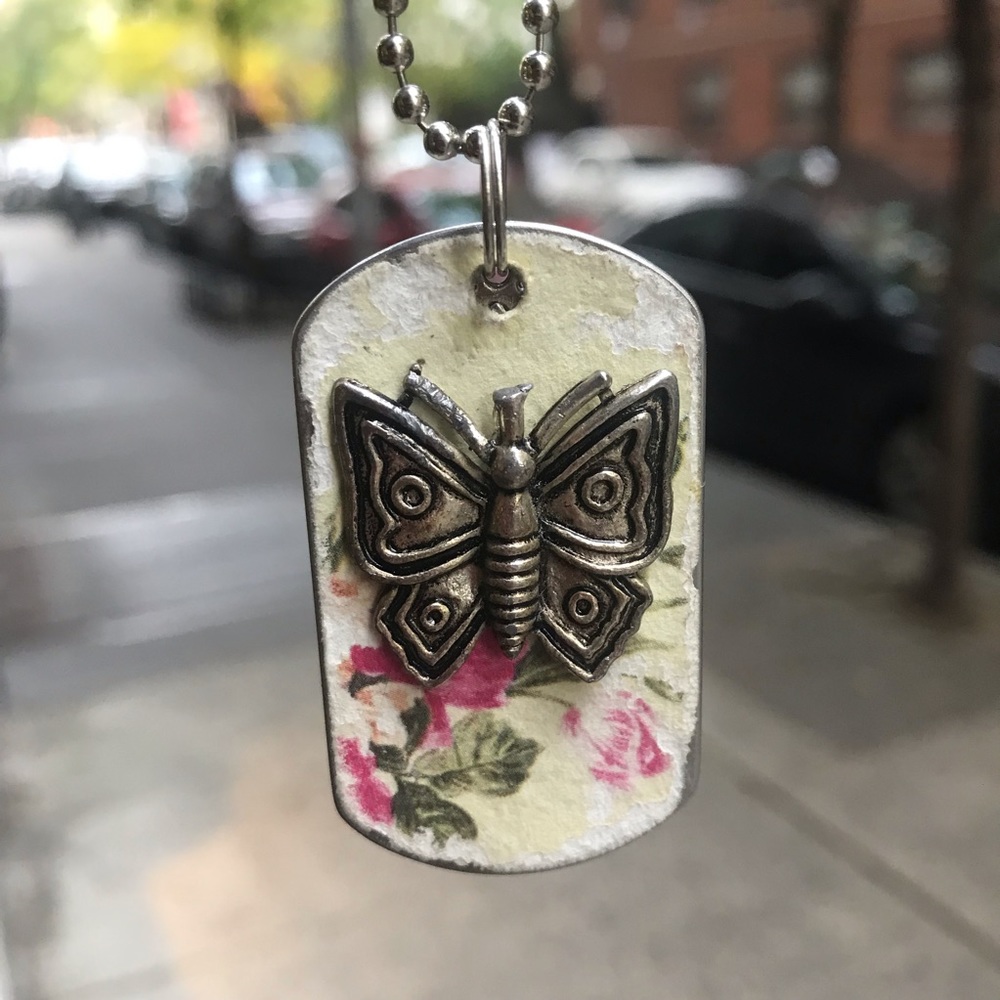 Handmade Butterfly Necklace